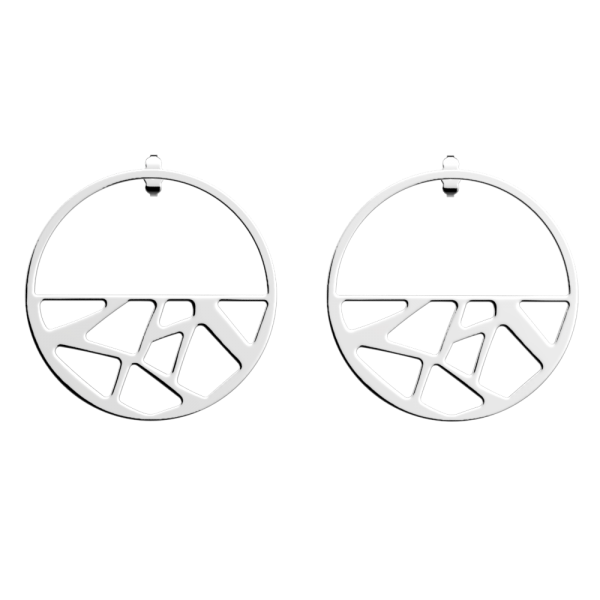 Les Georgettes Boucles d'oreilles Girafe, Collection Les Essentielles - Taille 43 mm