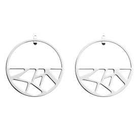 Les Georgettes Boucles d'oreilles Girafe, Collection Les Essentielles - Taille 43 mm - Référence 70318841600000