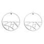 Les Georgettes Boucles d'oreilles Girafe, Collection Les Essentielles - Taille 43 mm