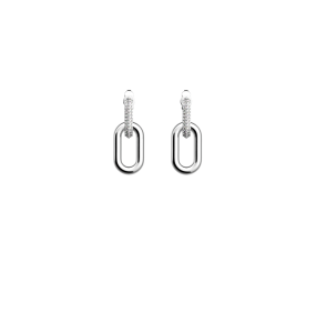 Les Georgettes Boucles d'oreilles Collier chaîne, Collection Les Précieuses - Taille 16 mm - Référence 70426051608000