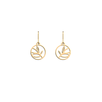 Les Georgettes Boucles d'oreilles Arbre De Vie, Collection Les Précieuses - Taille 16 mm - Référence 70377781908000