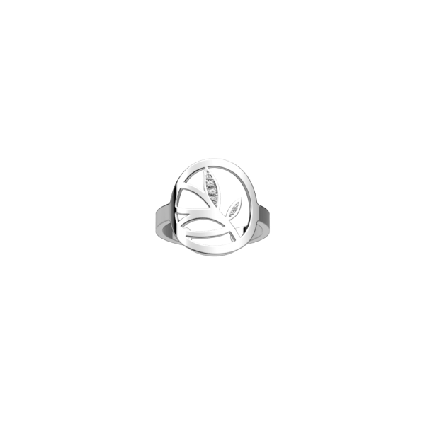 Les Georgettes Bague ronde Arbre De Vie, Collection Les Précieuses - Taille 54 Les Georgettes Bague ronde Arbre De Vie, Collection Les Précieuses - Taille 54