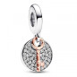 Charm Pandora double pendentifs