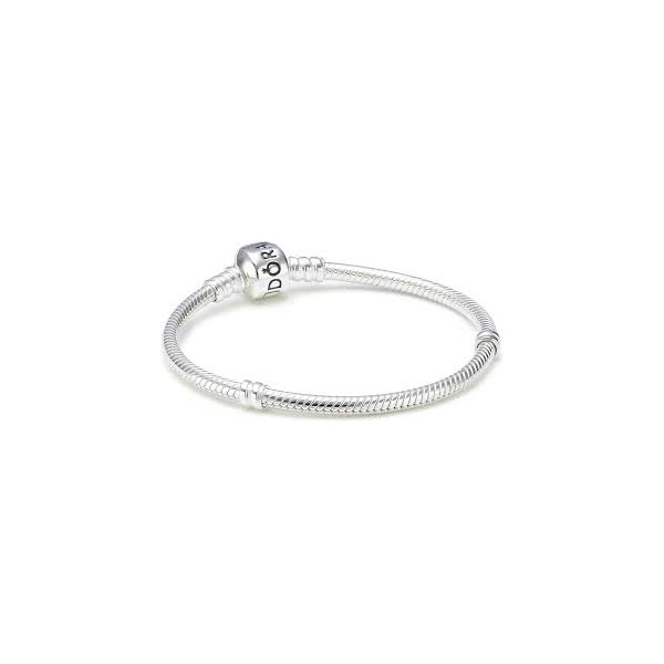Pandora Bijou Argent - Bracelet Maille Serpent Pandora Moments - 18cm