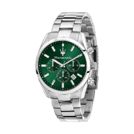 Montre Homme Maserati Attrazione Vert Acier Gris - R8853151011