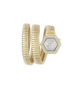 Montre Femme Philipp Plein Snake Hexagon Dorée - PWZAA0423