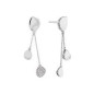 Boucles d'oreilles Calvin Klein, collection Sculptural Enchant, bijou acier référence 35000211