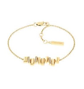 Bracelet Calvin Klein, collection Sculptural Luster, bijou acier référence 35000241