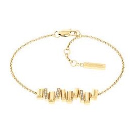 Bracelet Calvin Klein, collection Sculptural Luster, bijou acier référence 35000241