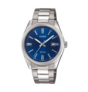 Casio - Montre Timeless bleu foncé acier - Ref MTP-1302PD-2AVEF