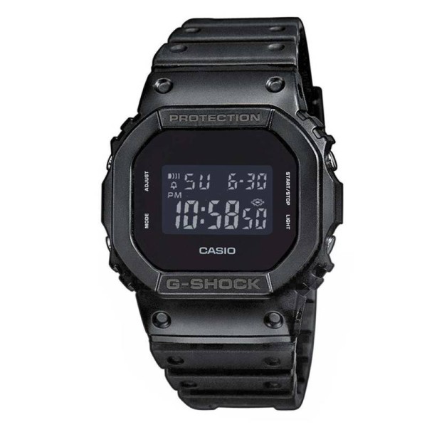 Casio - Montre Mixte G-Shock Classic Style noir résine - Ref DW-5600UBB-1ER