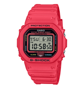 Casio - Montre Mixte G-Shock Capsule Energy Pack rose résine - Ref DW-5600EP-4ER