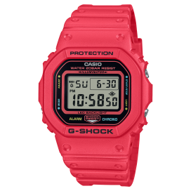 Casio - Montre Mixte G-Shock Capsule Energy Pack rose résine - Ref DW-5600EP-4ER