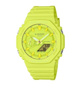 Casio - Montre G-Shock Tone on Tone vert résine - Ref GA-2100-9A9ER