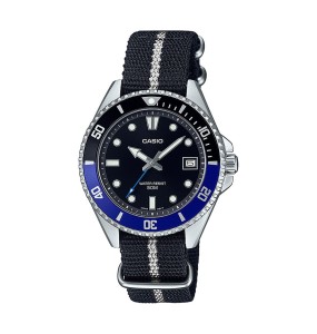 Casio - Montre Timeless noir acier - Ref MDV-10C-1A2VEF