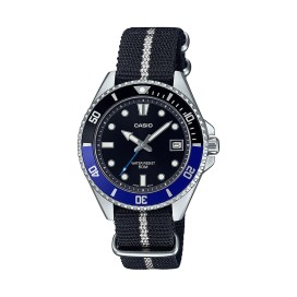 Casio - Montre Timeless noir acier - Ref MDV-10C-1A2VEF