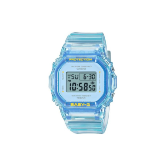 Casio - Montre G-Shock Baby-G Summer Jelly Colours jaune résine - Ref BGD-565SJ-9ER