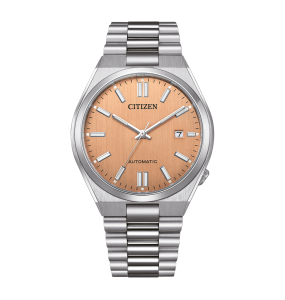Citizen - Montre Tsuyosa Salmon orange acier - Ref NJ0159-86Z