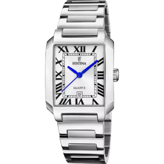 Festina - Montre On The Square blanc acier gris - Ref F20679/1