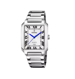 Festina - Montre On The Square blanc acier gris - Ref F20677/1