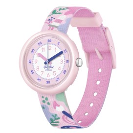 FlikFlak - Montre Art Lover rose et bracelet en textile - Ref FPNP142