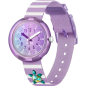 FlikFlak - Montre Shining Turtle violet et bracelet en textile - Ref FPNP148