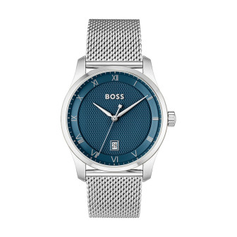 Hugo Boss - Montre Business Principle bleu acier gris - Ref 1514115