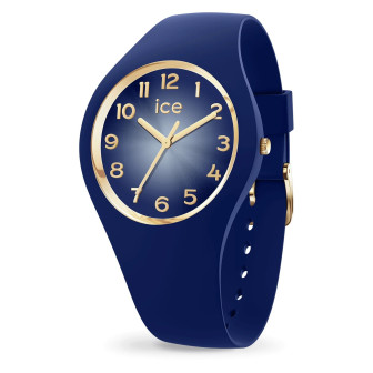 Ice Watch - Montre Glam Secret Navy bleu et bracelet en silicone - Ref 021324