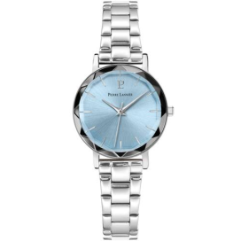 Pierre Lannier - Montre Multiples bleu et bracelet en acier gris  - Ref 011L661