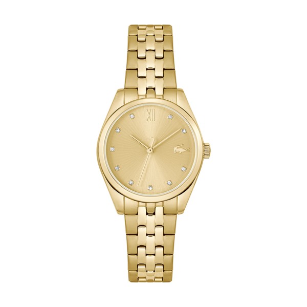Lacoste - Montre Tuilerie en acier et pvd doré - Ref 2001303