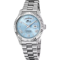 Lotus - Montre cadran bleu et bracelet en acier gris - Ref 18854/8
