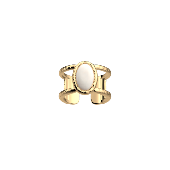 Les Georgettes - Bague mirage doré et nacre - Ref 70412930108_054