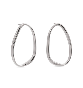 Calvin Klein - Boucles oreilles Elongated Drops acier gris - Ref 35000450