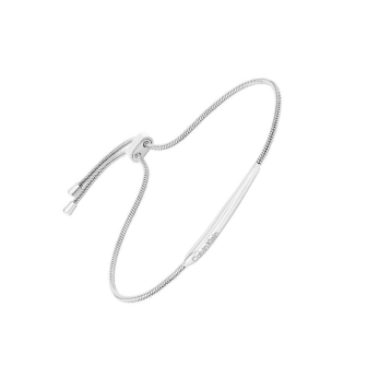 Calvin Klein - Bracelet Elongated Drops acier gris - Ref 35000341