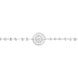 Les Georgettes - Bracelet chaîne Astrale argenté 16 mm - Ref 70448681608_190