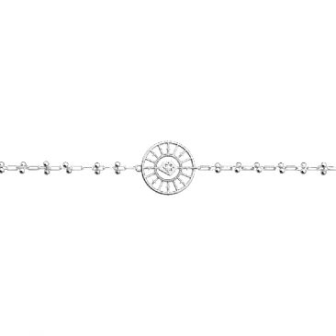Les Georgettes - Bracelet chaîne Astrale argenté 16 mm - Ref 70448681608_190
