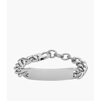 Fossil - Gourmette Drew en acier - Ref JF04155040