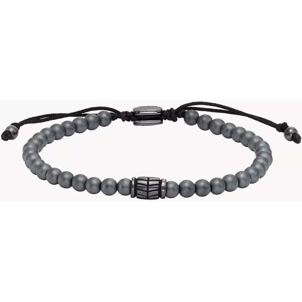 Fossil - Bracelet beads hematite - Ref JF04416793