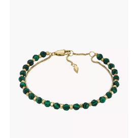 Fossil - Bracelet perles all staked up malachite verte - Ref JF04541710