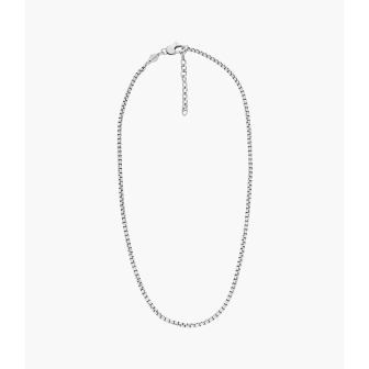 Fossil - Collier ellis core chains acier inoxydable - Ref JF04505040