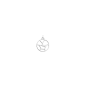 Les Georgettes - Pendentif Girafe argenté 16 mm - Ref 70309271600000