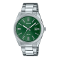 Montre Homme Casio - Collection verte bracelet acier gris - Ref MTP-1302PD-3AVEF