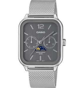 Montre Mixte Casio - Vintage gris bracelet acier - Ref MTP-M305M-8AVER