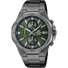 Montre Homme Casio - Edifice Classic vert bracelet acier - Ref EFV-640DC-3AVUEF