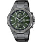 Montre Homme Casio - Edifice Classic vert bracelet acier - Ref EFV-640DC-3AVUEF