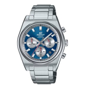 Montre Homme Casio - Edifice Classic bleu bracelet acier - Ref EFB-730D-2AVUEF