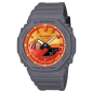 Montre Homme Casio - Capsule Flame Inside orange bracelet résine - Ref GA-2100FL-8AER