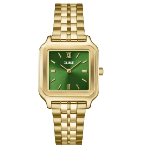 Montre Femme Cluse - Gracieuse vert bracelet acier PVD - Ref CW11905
