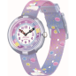 Montre Junior FlikFlak - Cuddly Unicorn multicolore bracelet textile - Ref FBNP213