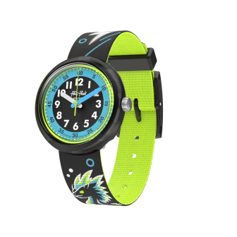 Montre Junior FlikFlak - Mystic Land Mystic Dragon tricolore bracelet textile - Ref FPNP159